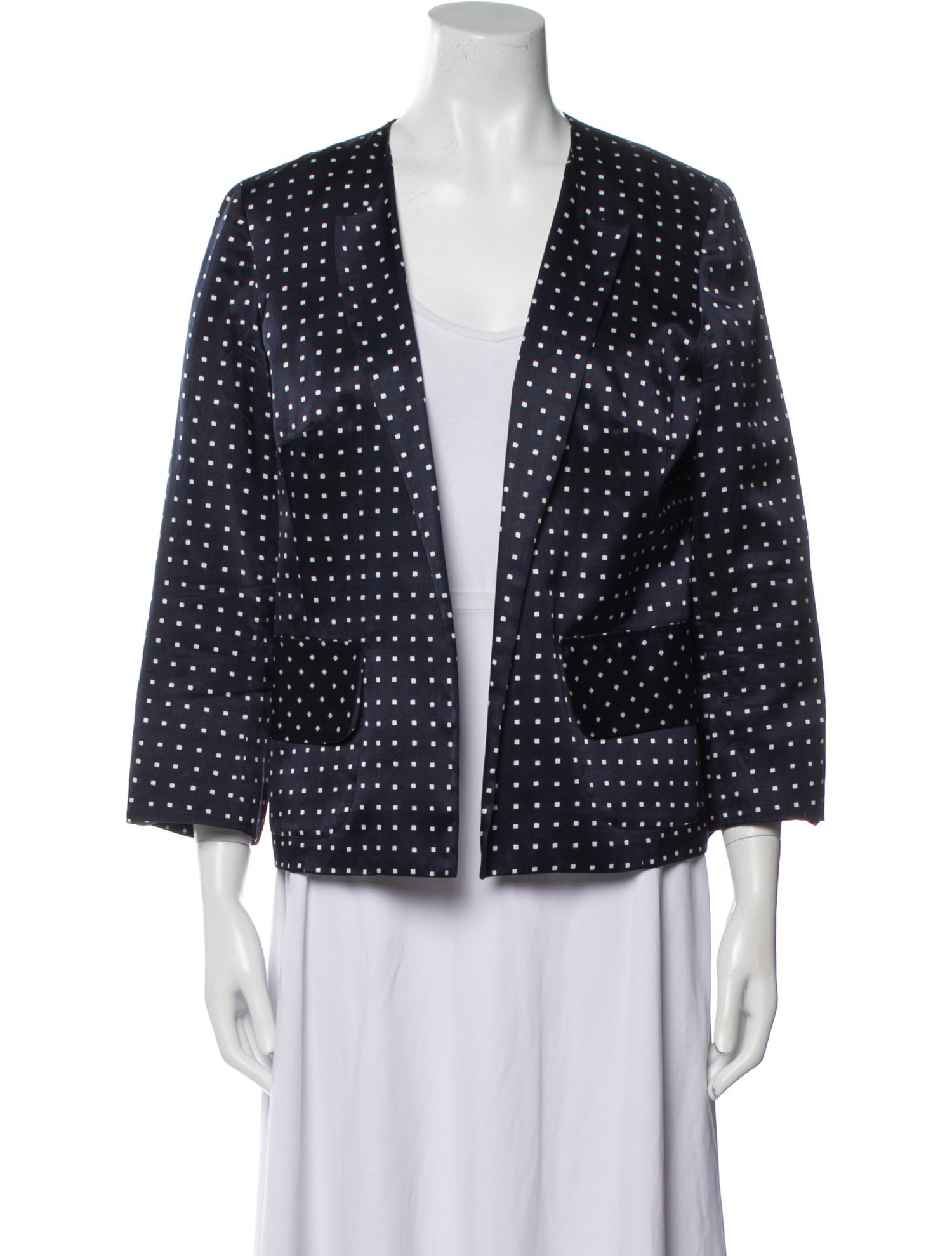 Pendleton Silk Plaid Print Jacket